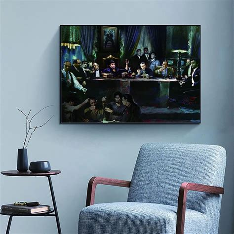 Buy Gangster Last Supper Movie Poster Godfather Scarface Sopranos ...