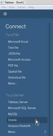 Image result for Setting Oracle Connection to Tableau