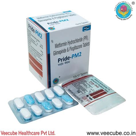 Cardiac Diabetic Tablets range - Glimepiride 2mg Metformin 500mg (Sr ...