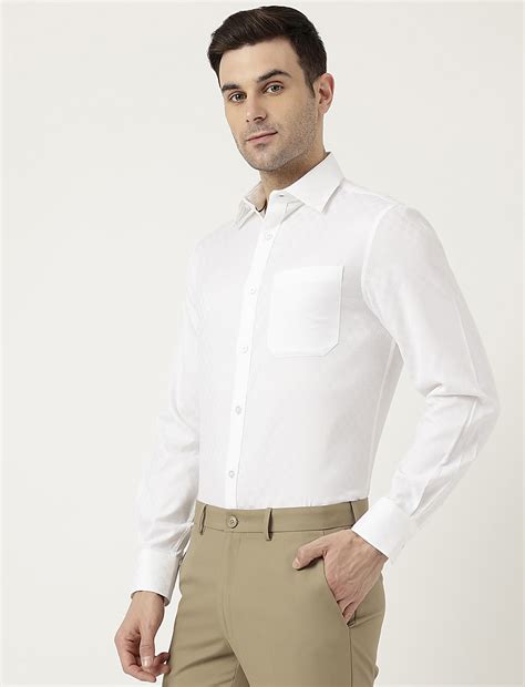 Buy Pure Cotton Slim Fit Textured Shirt at Marks & Spencer