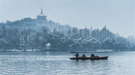 杭州西湖雪景—风景图片—美图美秀