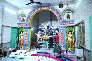 New silver throne for Maa Durga to increase grandeur of Sheikh Bazaar puja