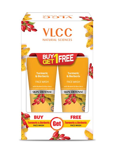 VLCC Turmeric & Berberis Face Wash, 150 ml (Buy 1 Get 1 Free) Price ...