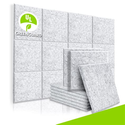Buy BUBOS 24 Pack Acoustic Panels Soundproof Wall Panels,12“x12“x0.4 ...