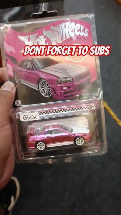 Pink RLC Nissan Skyline GT-R (BNR 34) #hotwheels #rlc #skyline #r34 # ...