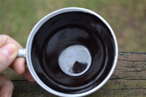 Buy Redware Coffee Cup. Two Tone Brown Redware Pottery. Espresso Cup ...