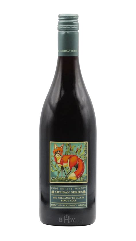 2022 King Estate Pinot Noir Artisan Series Willamette Valley ...