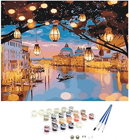 HASTHIP DIY Oil Painting, Paint by Numbers Kits, Painting Kit for ...