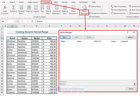 Image result for Excel Dynamic Range