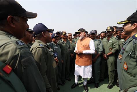 PM visits Adampur air base in Punjab