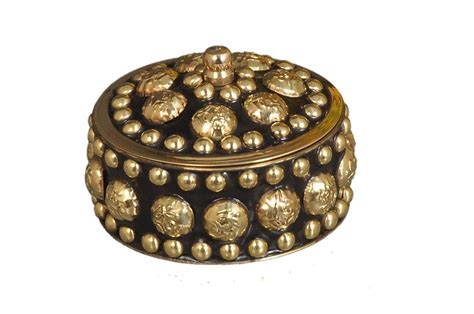 Buy NUTRI STAR Nutristar Brass Vermilion/Sindoor Cylindrical Box, Small ...