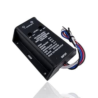 Gravity 2 Channels Car Audio Hi Low High to Low Impedance RCA Line ...