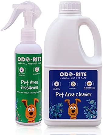 Buy ODO-RITE Combo Pack Pet Area Freshener 200 ml Spray + Kennel Wash ...