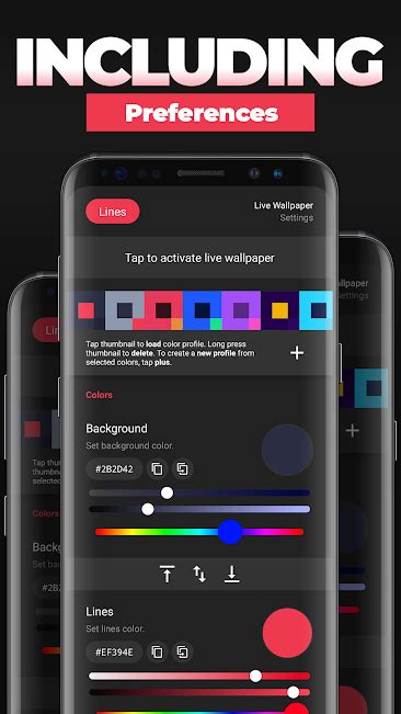 Lines Live Wallpaper offre uno sfondo animato da linee particolari