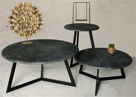 MILEY BLACK CENTER TABLE – SUREKH DECOR