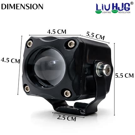 LIU HJG LED Tiny Laser Cannon Single Lens Fog Light Wateproof ...