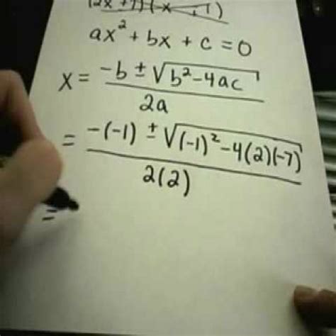 Image result for Solving Quadratic Equations