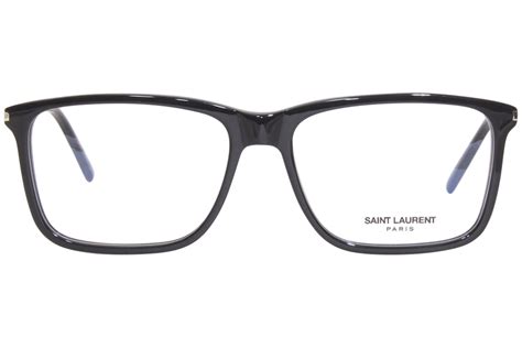 Saint Laurent SL454 004 Eyeglasses Men's Black Full Rim 56-16-145 ...