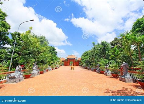 Truc Lam Phuong Nam Zen Monastery, Can Tho, Vietnam Stock Image - Image ...