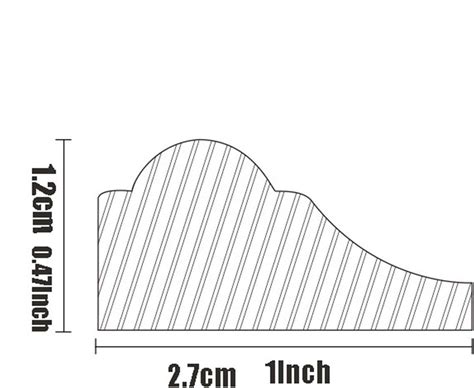 Buy 16.4ft Flexible Molding Trim Self-Adhesive 3D Crown Molding Trim ...