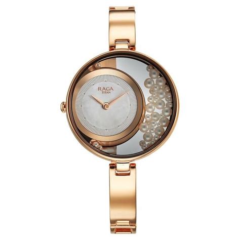 Titan Raga Power Pearls Quartz Analog White Dial with loose pearls Met