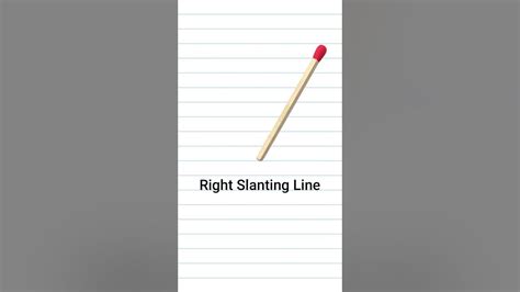 Image result for Slanting Line Left and Right