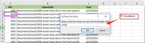 Image result for Excel Move Row When Checkbox Selected