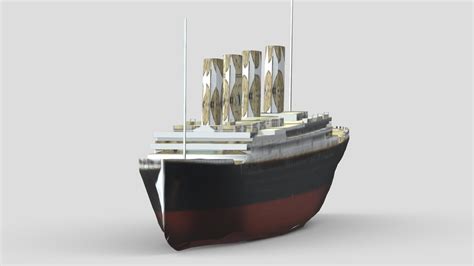 Titanic - Download Free 3D model by maregajavier [c4ce2b7] - Sketchfab