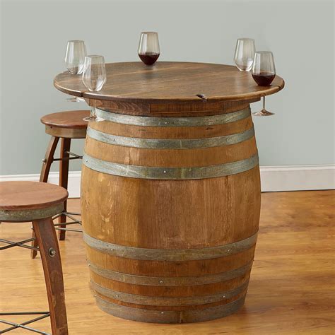 135 Wine Barrel Furniture Ideas You Can DIY or BUY [PHOTOS!] | Wine ...