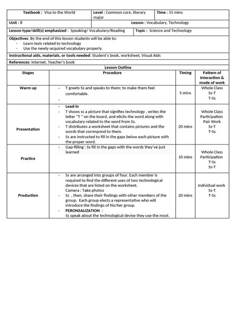 Image result for Technology Lesson Plans