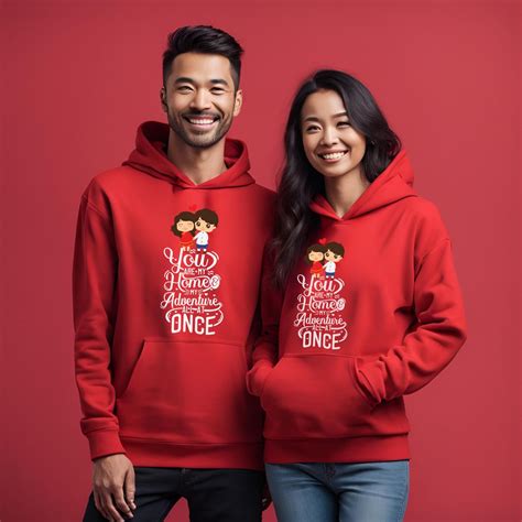 You are my Home my Adventure all at once Couple Hoodies – T Bhai