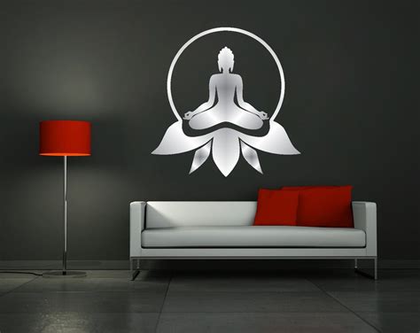 Buy DECOR Kafe Decal Style Lord Buddha Wall Sticker Wall Poster (PVC ...