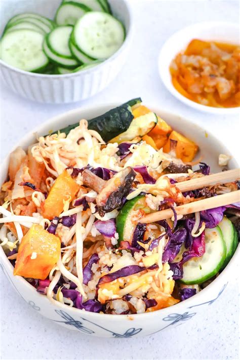 Simple Vegetarian Sheet Pan Bibimbap Recipe - Whole Natural Kitchen