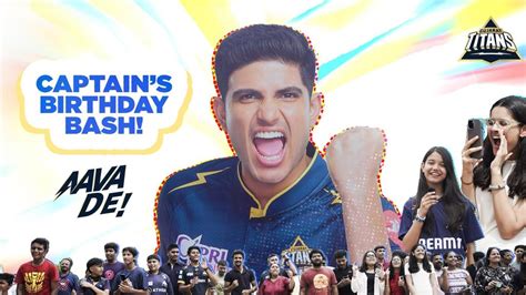 Captain's birthday bash