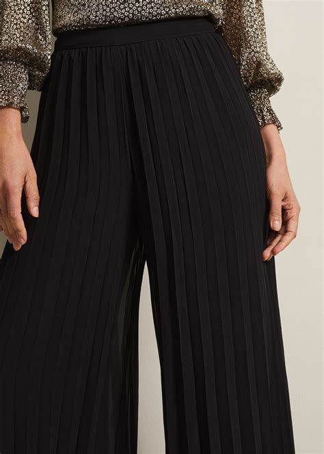 Sylvie Pleat Wide Leg Trousers