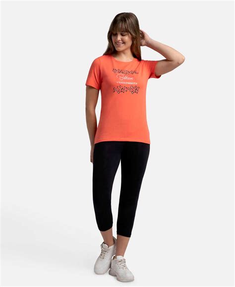 Buy Super Combed Cotton Elastane Stretch Regular Fit Graphic Printed ...