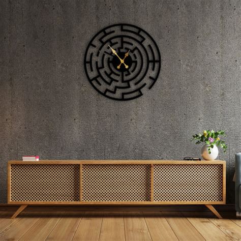 Abstract Maze Wall Clock – The Artment