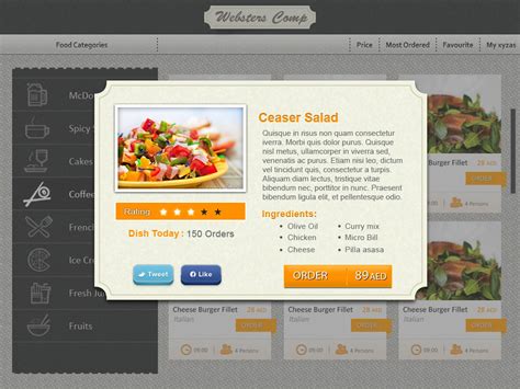 Image result for Restaurant Order App UI