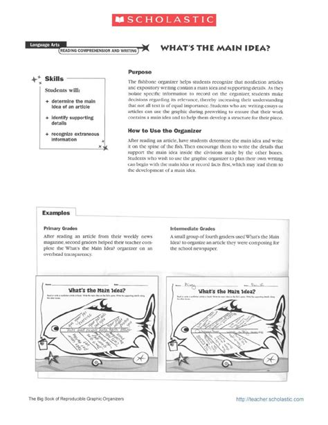 Image result for Topic and Main Idea Examples