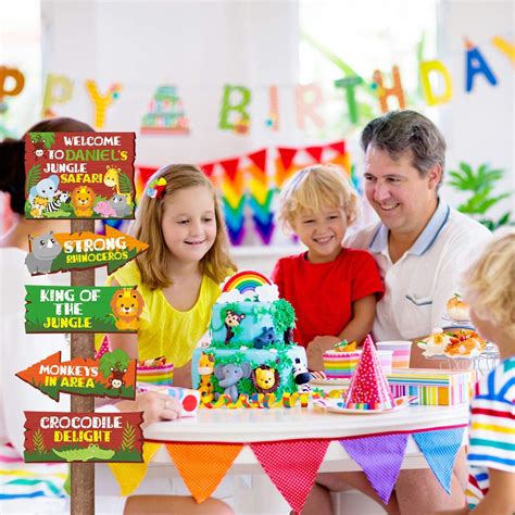 Sumind 20 Pieces Safari Jungle Party Sign Animal Signs India | Ubuy