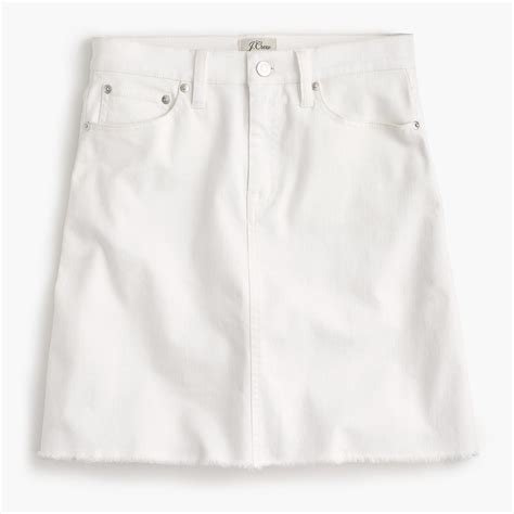 Women's White Jean Skirt at Joanne Magana blog