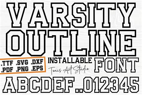 Varsity Block Font - Infoupdate.org