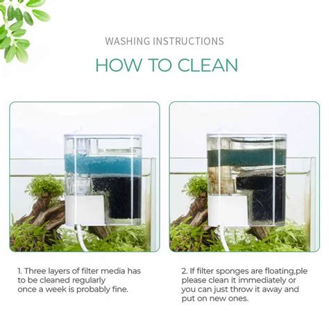 Nepall Mini Hang On Water Fall Type Transparent Aquarium Nano Small Fi ...