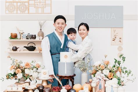 Korean Modern + traditional 1st Birthday