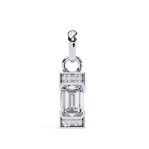 Emerald Accent Bar Pendant – ONYA
