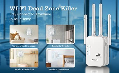 Melbon® WiFi Range Extender to Enhance WiFi Coverage & Signal Strength ...