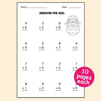 Image result for First Grade Fun Math Worksheets Addition Fluency