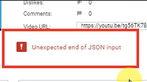 Image result for Unexpected End of JSON Input Fetch