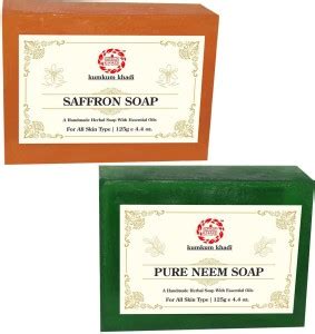 Kumkum Khadi Herbal Saffron and Pure Neem Soap - Price in India, Buy ...