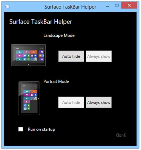 Image result for Microsoft Surface Taskbar
